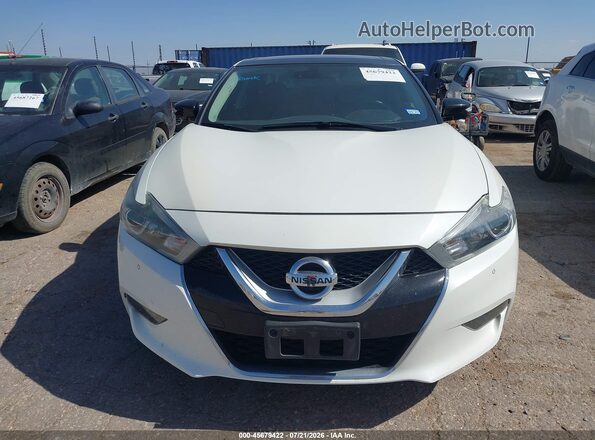 1N4AA6AP1HC423251 2017 NISSAN MAXIMA Белый Вид щитка приборов