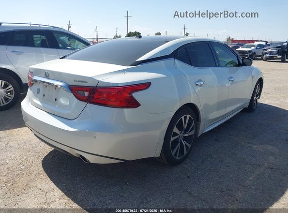 1N4AA6AP1HC423251 2017 NISSAN MAXIMA Белый Задняя правая четверть