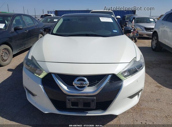 1N4AA6AP1HC423251 2017 NISSAN MAXIMA Белый Вид спереди