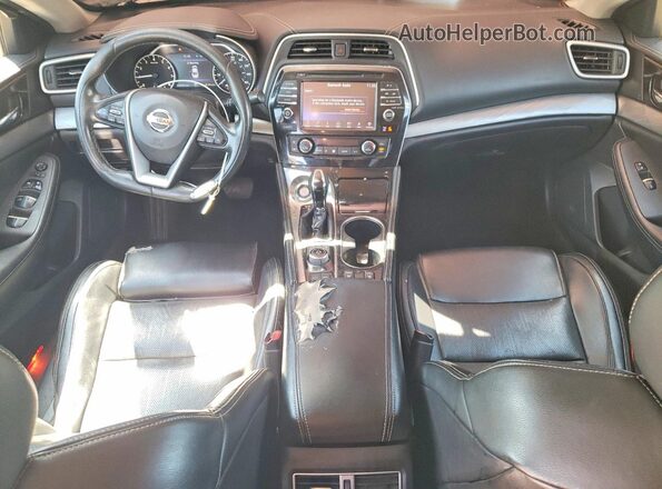 1N4AA6AP1JC364420 2018 NISSAN MAXIMA Blue Dashboard view