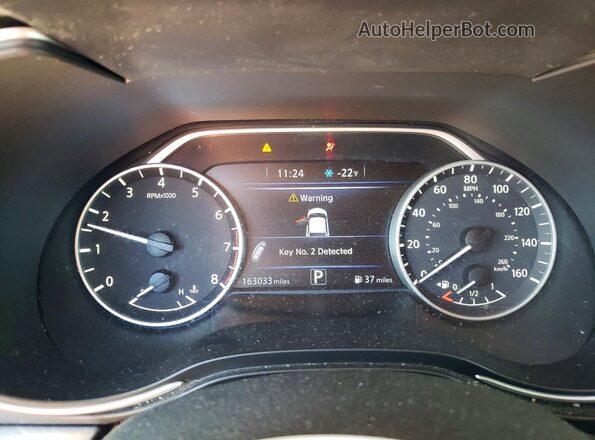 1N4AA6AP1JC364420 2018 NISSAN MAXIMA Blue Instrument cluster view