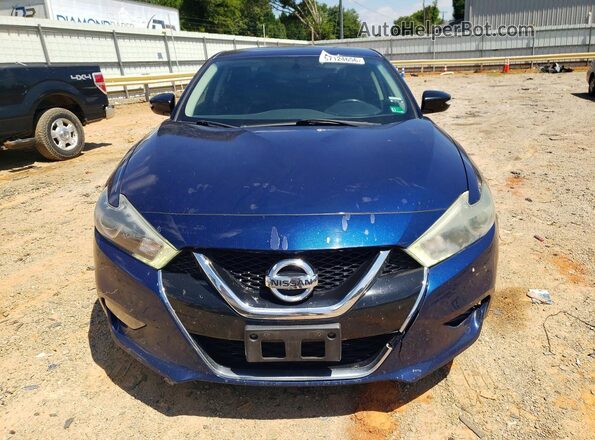 1N4AA6AP1JC364420 2018 NISSAN MAXIMA Blue Front view