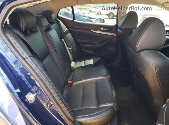 1N4AA6AP1JC364420 2018 NISSAN MAXIMA Blue Rear seats view
