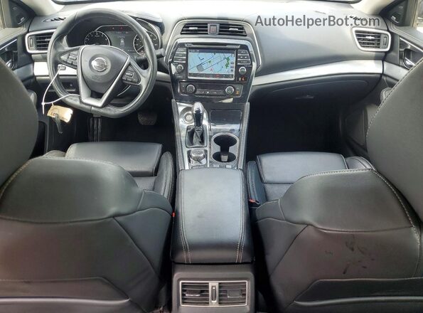 1N4AA6AP1JC365874 2018 NISSAN MAXIMA White Dashboard view