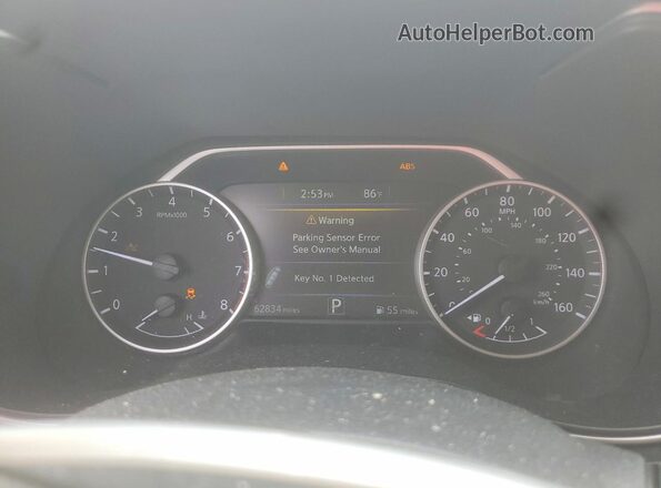 1N4AA6AP1JC381489 2018 NISSAN MAXIMA Silver Սարքավորումների վահանակի տեսք