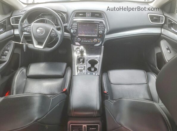 1N4AA6AP1JC381489 2018 NISSAN MAXIMA Silver Առջևի վահանակի տեսք