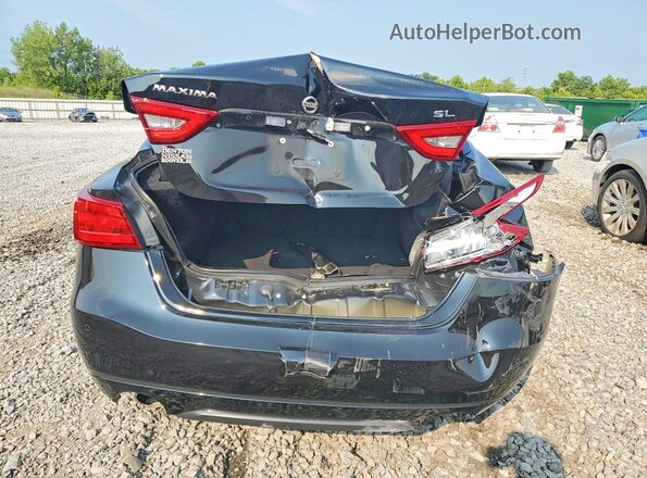 1N4AA6AP1JC383484 2018 NISSAN MAXIMA Black Rear view