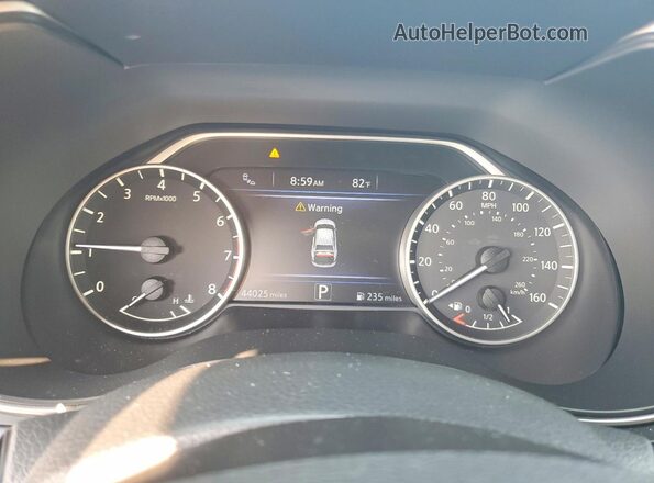 1N4AA6AP1JC383484 2018 NISSAN MAXIMA Black Instrument cluster view