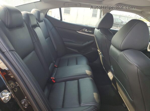 1N4AA6AP1JC383484 2018 NISSAN MAXIMA Black Rear seats view