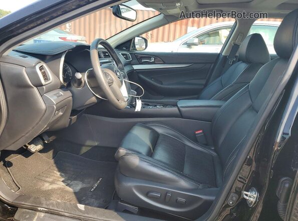 1N4AA6AP1JC383484 2018 NISSAN MAXIMA Black Front interior view