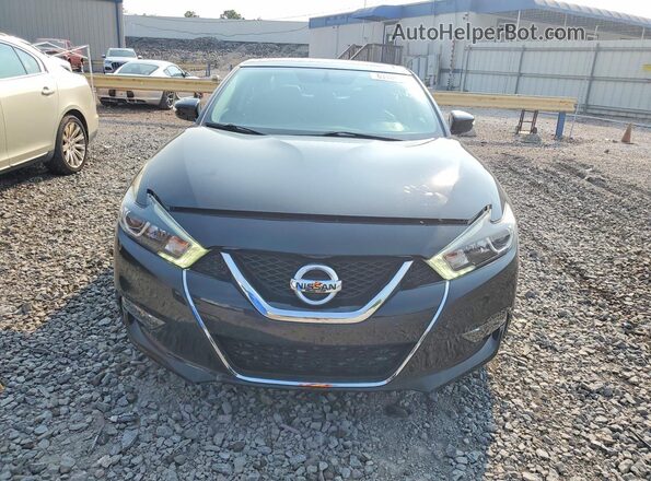 1N4AA6AP1JC383484 2018 NISSAN MAXIMA Black Front view