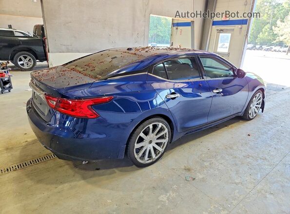 1N4AA6AP1JC393870 2018 NISSAN MAXIMA Blue Задня права чверть