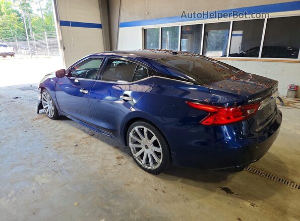 1N4AA6AP1JC393870 2018 NISSAN MAXIMA Blue Задня ліва чверть