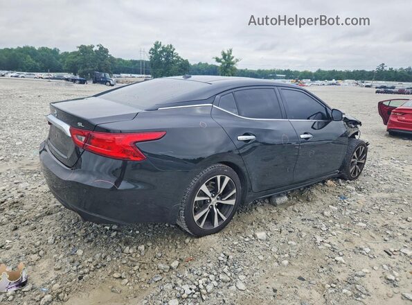1N4AA6AP1JC395621 2018 NISSAN MAXIMA Черный Задняя правая четверть