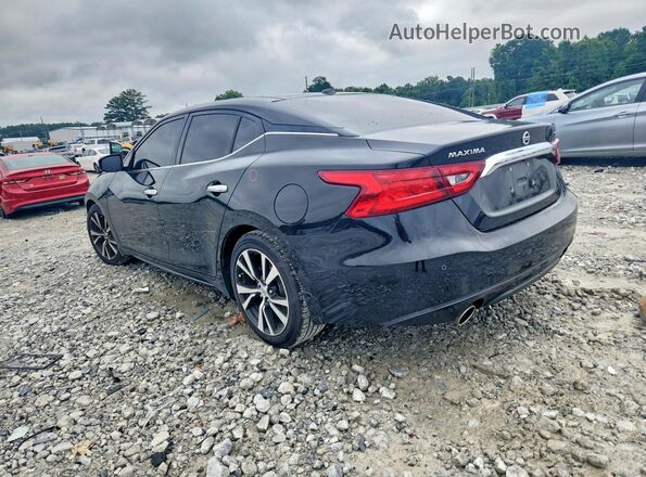 1N4AA6AP1JC395621 2018 NISSAN MAXIMA Черный Задняя левая четверть
