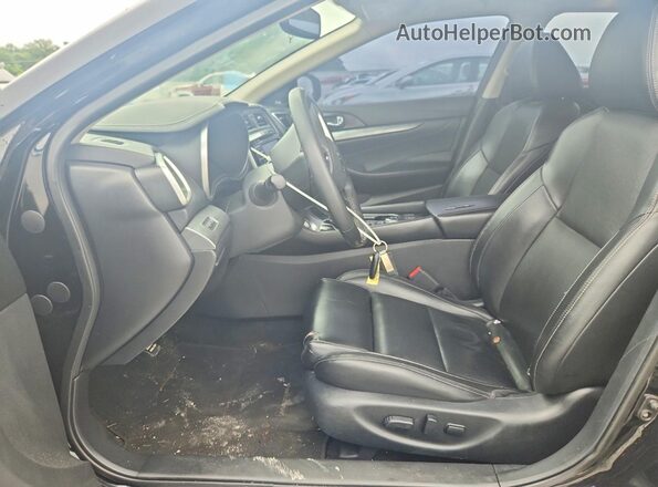 1N4AA6AP1JC395621 2018 NISSAN MAXIMA Черный Вид салона спереди