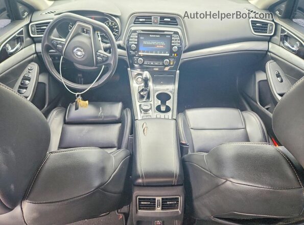 1N4AA6AP1JC395621 2018 NISSAN MAXIMA Черный Вид панели приборов