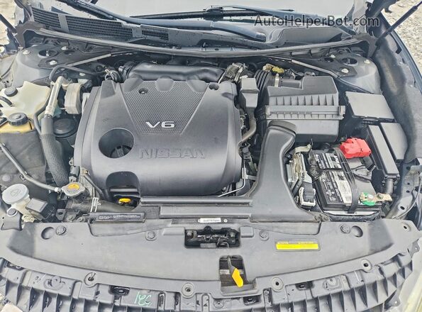 1N4AA6AP1JC395621 2018 NISSAN MAXIMA Черный Вид задней части салона