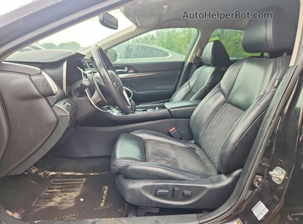 1N4AA6AP2GC379839 2016 NISSAN MAXIMA Black წინა სალონის ხედი