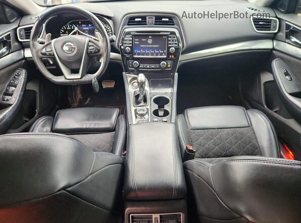 1N4AA6AP2GC379839 2016 NISSAN MAXIMA Black წინა პანელის ხედი