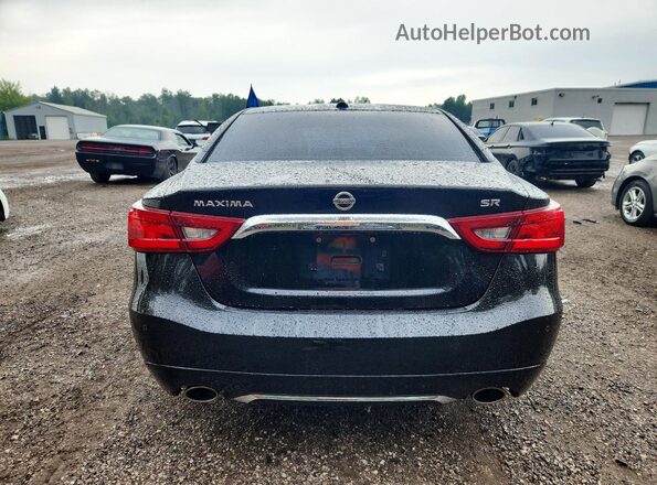 1N4AA6AP2GC379839 2016 NISSAN MAXIMA Black უკანა ხედი