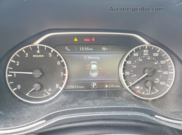 1N4AA6AP2GC383549 2016 NISSAN MAXIMA Silver Սարքավորումների վահանակի տեսք