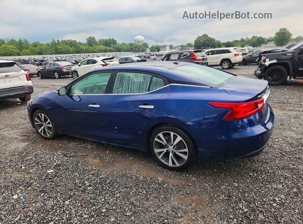 1N4AA6AP2GC391859 2016 NISSAN MAXIMA Blue Trasero izquierdo