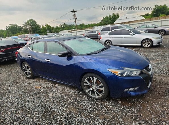 1N4AA6AP2GC391859 2016 NISSAN MAXIMA Blue Delantero derecho