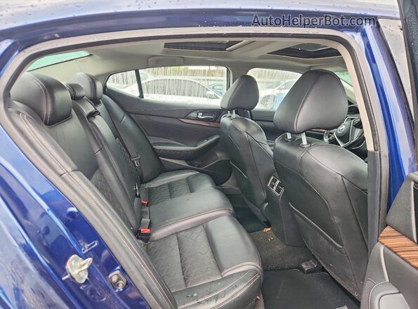 1N4AA6AP2GC391859 2016 NISSAN MAXIMA Blue Vista de los asientos traseros