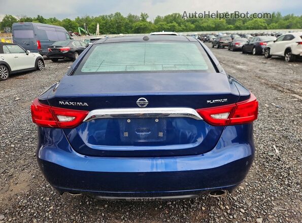 1N4AA6AP2GC391859 2016 NISSAN MAXIMA Blue Vista trasera