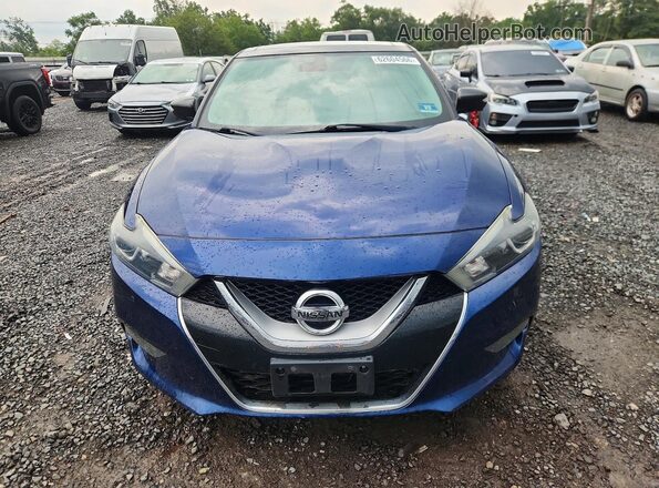 1N4AA6AP2GC391859 2016 NISSAN MAXIMA Blue Vista frontal