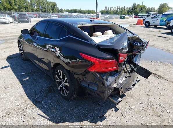 1N4AA6AP2GC399430 2016 NISSAN MAXIMA Black უკანა მარცხენა