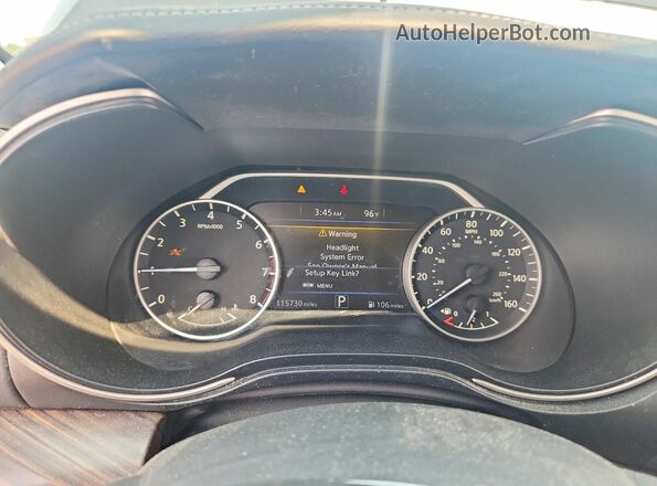 1N4AA6AP2GC403153 2016 NISSAN MAXIMA Black Instrument cluster view