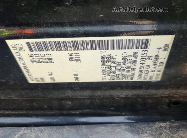 1N4AA6AP2GC403153 2016 NISSAN MAXIMA Black Engine compartment view
