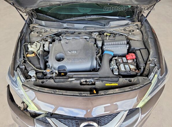 1N4AA6AP2GC405419 2016 NISSAN MAXIMA Brown უკანა სალონის ხედი