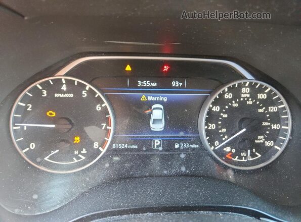 1N4AA6AP2GC433575 2016 NISSAN MAXIMA Silver Vista del cuadro de instrumentos