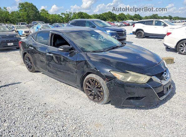 1N4AA6AP2GC443412 2016 NISSAN MAXIMA Black Delantero derecho