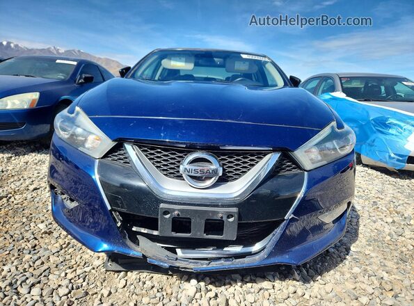 1N4AA6AP2GC447637 2016 NISSAN MAXIMA Blue Widok z przodu