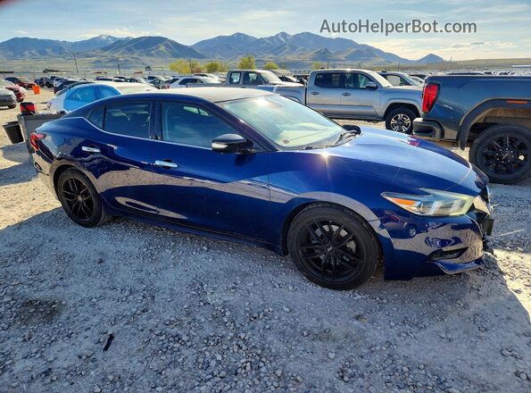1N4AA6AP2GC447637 2016 NISSAN MAXIMA Blue Przód prawy