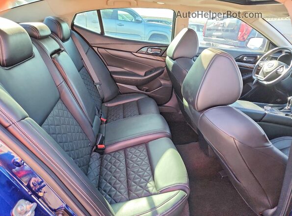1N4AA6AP2GC447637 2016 NISSAN MAXIMA Blue Widok tylnych siedzeń