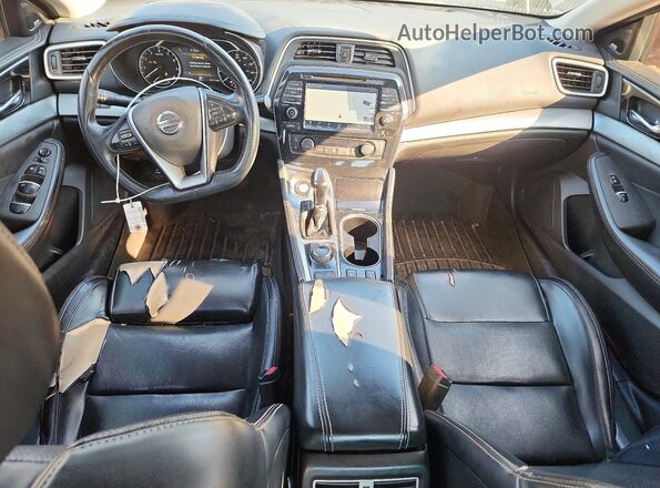 1N4AA6AP2HC362461 2017 NISSAN MAXIMA Black წინა პანელის ხედი