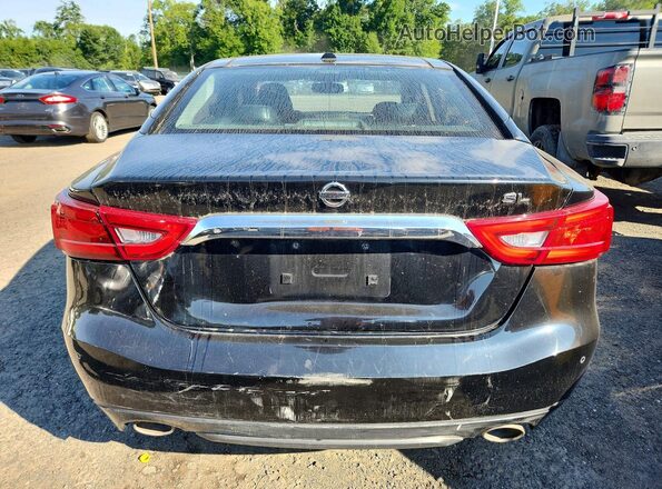 1N4AA6AP2HC362461 2017 NISSAN MAXIMA Black უკანა ხედი
