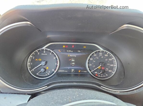 1N4AA6AP2HC362461 2017 NISSAN MAXIMA Black ხელსაწყოთა პანელის ხედი