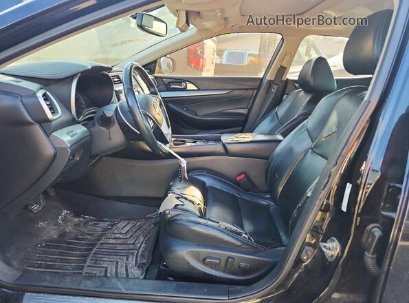 1N4AA6AP2HC362461 2017 NISSAN MAXIMA Black წინა სალონის ხედი