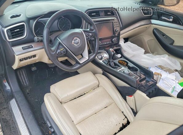 1N4AA6AP2HC363996 2017 NISSAN MAXIMA Black Вид панелі приладів