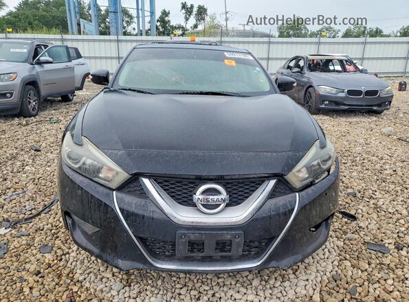 1N4AA6AP2HC363996 2017 NISSAN MAXIMA Black Вид спереду