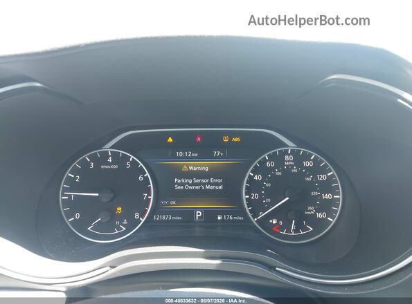 1N4AA6AP2HC364145 2017 NISSAN MAXIMA Black Vista de los asientos traseros