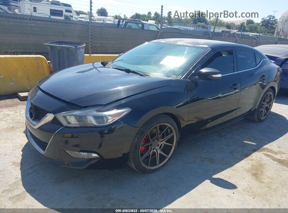 1N4AA6AP2HC364145 2017 NISSAN MAXIMA Black Vista tres cuartos delantera izquierda