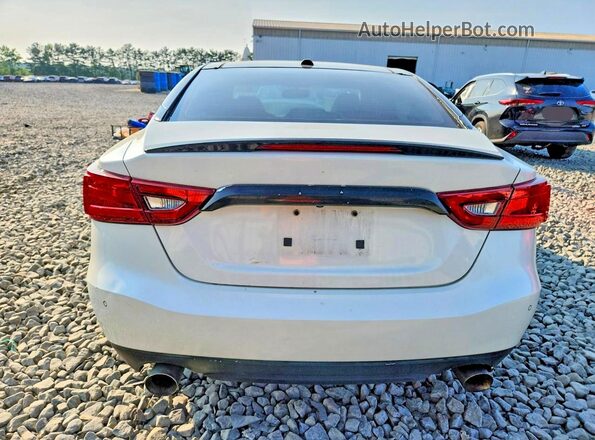 1N4AA6AP2HC369958 2017 NISSAN MAXIMA White Հետևի տեսք
