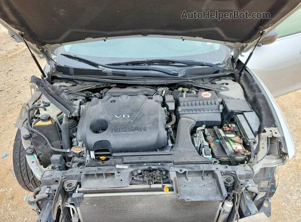 1N4AA6AP2HC381916 2017 NISSAN MAXIMA Silver Rear interior view
